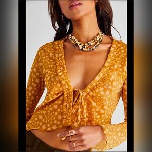 Free People Marne Crop Top Size S
